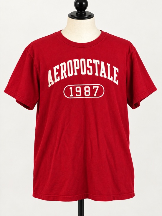 Aeropostale Tops - Red Aeropostale 1987 Logo Graphic Tee Large